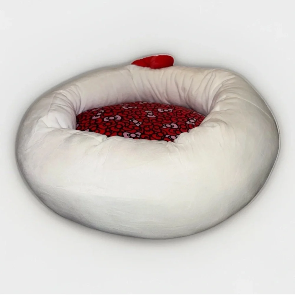 Hello Kitty Sanrio Pet Bolster Bed 20” Jazwares Squishy Washable Removable 2024